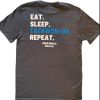 Eat, Sleep, Taekwon-Do - Blue T-Shirt Photo 4